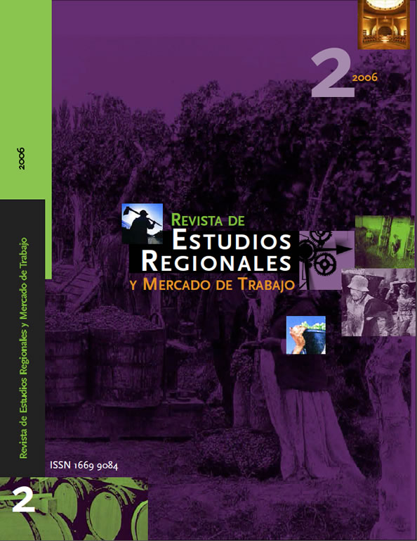Revista de Estudios Regionales Nro.1